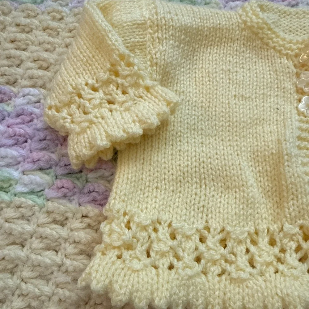 Handmade vintage crochet